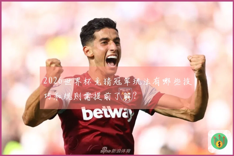 2026世界杯竞猜冠军玩法有哪些技巧和规则需提前了解？