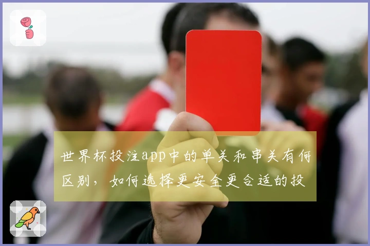 世界杯投注app中的单关和串关有何区别，如何选择更安全更合适的投注方式